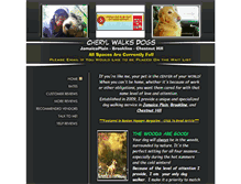 Tablet Screenshot of cherylwalksdogs.com